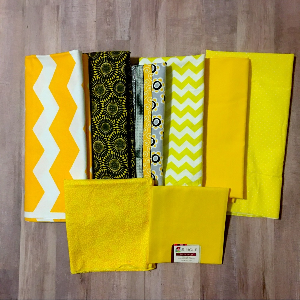 Yellow Fabric Bundle